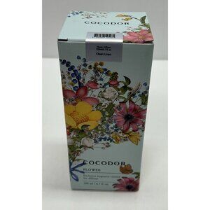 COCODOR Flower Reed Diffuser Set Clean Linen 6.7 fl Oz NEW